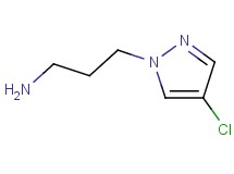 3-(4-chloro-1H-pyrazol-1-yl)-1-propanamine
