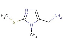 1-[1-methyl-2-(methylthio)-1H-imidazol-5-yl]methanamine