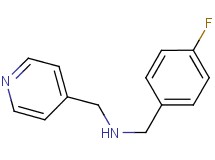 (4-fluorobenzyl)(4-pyridinylmethyl)amine