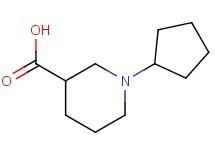 1-cyclopentyl-3-piperidinecarboxylic acid