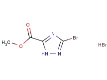 methyl 3-bromo-1H-1,2,4-triazole-5-carboxylate hydrobromide