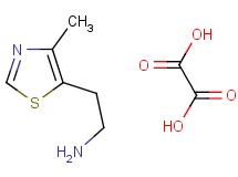 [2-(4-methyl-1,3-thiazol-5-yl)ethyl]amine hemioxalate