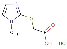 [(1-methyl-1H-imidazol-2-yl)thio]acetic acid hydrochloride