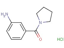 3-(1-pyrrolidinylcarbonyl)aniline hydrochloride
