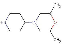2,6-dimethyl-4-(4-piperidinyl)morpholine