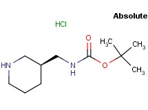 tert-butyl [(3S)-3-piperidinylmethyl]carbamate hydrochloride