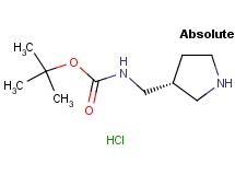 tert-butyl [(3R)-3-pyrrolidinylmethyl]carbamate hydrochloride