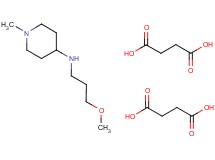 N-(3-methoxypropyl)-1-methyl-4-piperidinamine disuccinate
