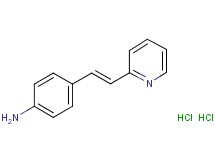 {4-[(E)-2-(2-pyridinyl)vinyl]phenyl}amine dihydrochloride