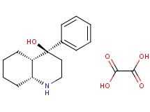 rac-(4S,4aS,8aR)-4-phenyldecahydro-4-quinolinol ethanedioate (salt)