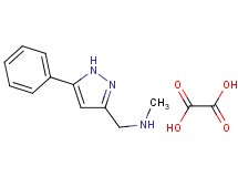 N-methyl-1-(5-phenyl-1H-pyrazol-3-yl)methanamine oxalate