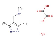 [(3,5-dimethyl-1H-pyrazol-4-yl)methyl]methylamine ethanedioate hydrate