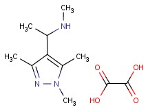 N-methyl-1-(1,3,5-trimethyl-1H-pyrazol-4-yl)ethanamine oxalate