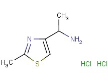 [1-(2-methyl-1,3-thiazol-4-yl)ethyl]amine dihydrochloride