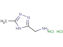 [(5-methyl-4H-1,2,4-triazol-3-yl)methyl]amine dihydrochloride