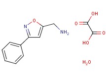 [(3-phenyl-5-isoxazolyl)methyl]amine ethanedioate hydrate