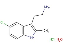 [2-(5-chloro-2-methyl-1H-indol-3-yl)ethyl]amine hydrochloride hydrate