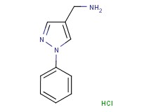 [(1-phenyl-1H-pyrazol-4-yl)methyl]amine hydrochloride