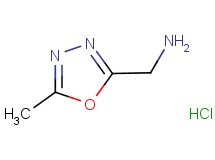 [(5-methyl-1,3,4-oxadiazol-2-yl)methyl]amine hydrochloride
