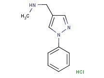 N-methyl-1-(1-phenyl-1H-pyrazol-4-yl)methanamine hydrochloride