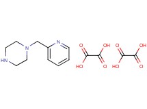 1-(2-pyridinylmethyl)piperazine diethanedioate