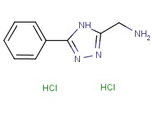 [(5-phenyl-4H-1,2,4-triazol-3-yl)methyl]amine dihydrochloride