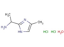 [1-(4-methyl-1H-imidazol-2-yl)ethyl]amine dihydrochloride hydrate