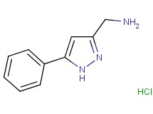 [(5-phenyl-1H-pyrazol-3-yl)methyl]amine hydrochloride
