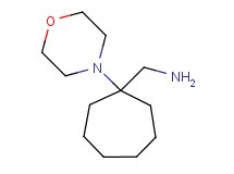 1-(1-morpholin-4-ylcycloheptyl)methanamine