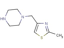 1-[(2-methyl-1,3-thiazol-4-yl)methyl]piperazine
