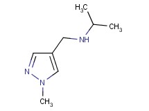 N-[(1-methyl-1H-pyrazol-4-yl)methyl]propan-2-amine