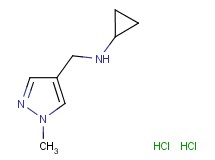 N-[(1-methyl-1H-pyrazol-4-yl)methyl]cyclopropanamine dihydrochloride