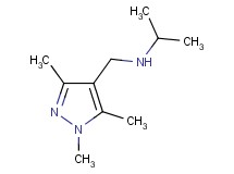 N-[(1,3,5-trimethyl-1H-pyrazol-4-yl)methyl]propan-2-amine