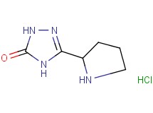 5-(2-pyrrolidinyl)-2,4-dihydro-3H-1,2,4-triazol-3-one hydrochloride