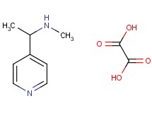 N-methyl-1-(4-pyridinyl)ethanamine oxalate (2:1)