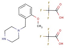 1-(2-methoxybenzyl)piperazine bis(trifluoroacetate)