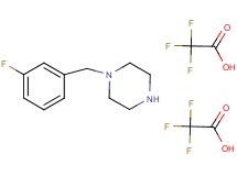 1-(3-fluorobenzyl)piperazine bis(trifluoroacetate) 1-(3-fluorobenzyl)piperazine bis(trifluoroacetate)