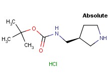tert-butyl [(3S)-3-pyrrolidinylmethyl]carbamate hydrochloride