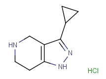 3-cyclopropyl-4,5,6,7-tetrahydro-1H-pyrazolo[4,3-c]pyridine hydrochloride