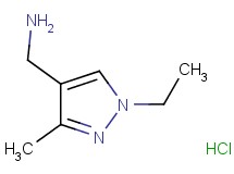 [(1-ethyl-3-methyl-1H-pyrazol-4-yl)methyl]amine hydrochloride