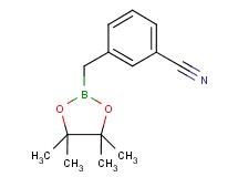 3-[(4,4,5,5-tetramethyl-1,3,2-dioxaborolan-2-yl)methyl]benzonitrile
