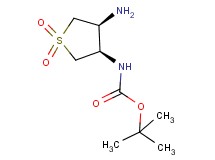 tert-butyl [cis-4-amino-1,1-dioxidotetrahydro-3-thienyl]carbamate
