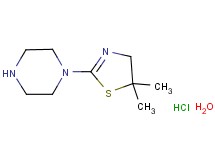 1-(5,5-dimethyl-4,5-dihydro-1,3-thiazol-2-yl)piperazine hydrochloride hydrate 1-(5,5-dimethyl-4,5-dihydro-1,3-thiazol-2-yl)piperazine hydrochloride hydrate