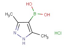 (3,5-dimethyl-1H-pyrazol-4-yl)boronic acid hydrochloride
