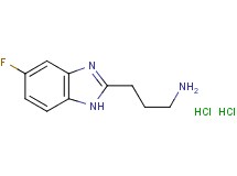 [3-(5-fluoro-1H-benzimidazol-2-yl)propyl]amine dihydrochloride