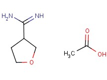 tetrahydro-3-furancarboximidamide acetate