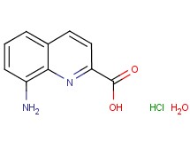 8-amino-2-quinolinecarboxylic acid hydrochloride hydrate
