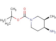 tert-butyl cis-4-amino-3-methyl-1-piperidinecarboxylate