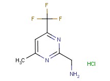 {[4-methyl-6-(trifluoromethyl)-2-pyrimidinyl]methyl}amine hydrochloride