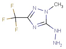 5-hydrazino-1-methyl-3-(trifluoromethyl)-1H-1,2,4-triazole